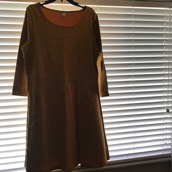 Old Navy Polka Dot Fit and Flare Dress - Picture 2 of 3